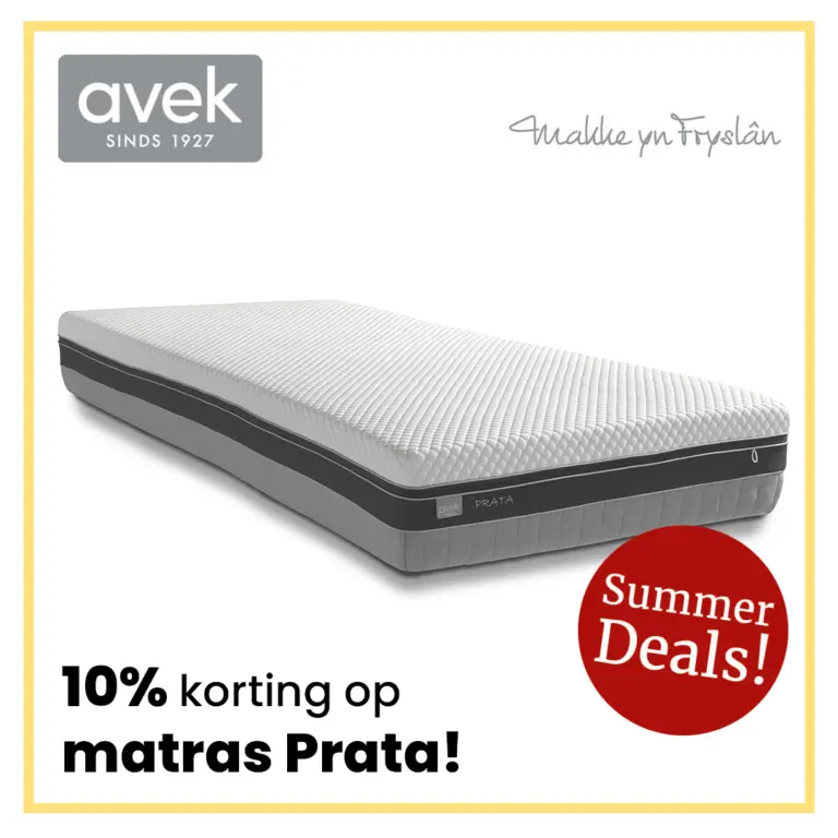 10% Korting op Matras Prata van Avek!