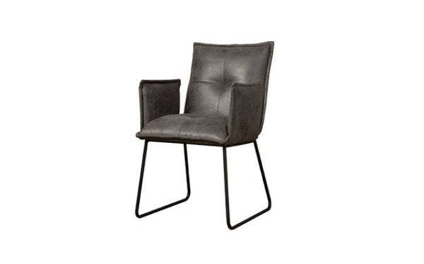 NC 0179 Seda armchair fabric cherokee 1 grey v 1