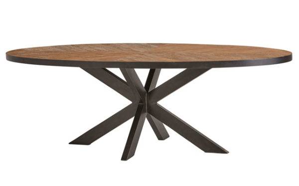 Vanish eetkamertafel ovaal teak