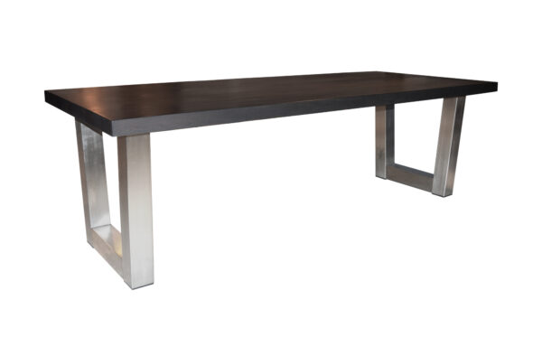 Eetkamertafel woodflex darkbrown 240 x 100