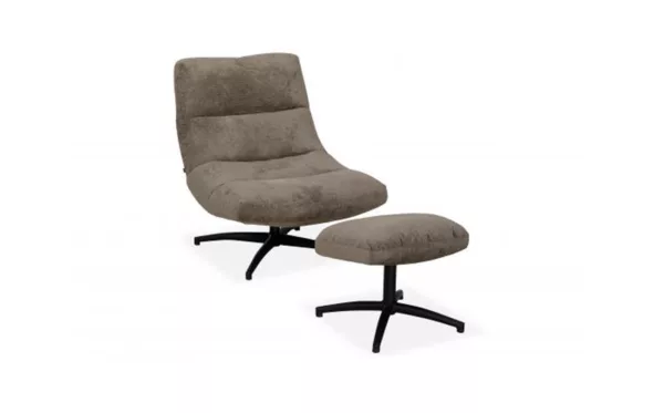 Foxton fauteuil met hocker