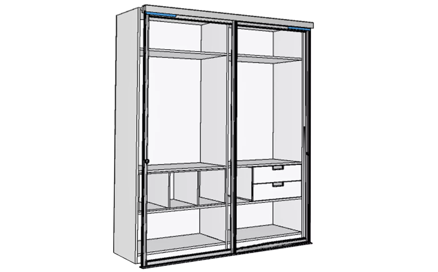 Indeling Pure kast