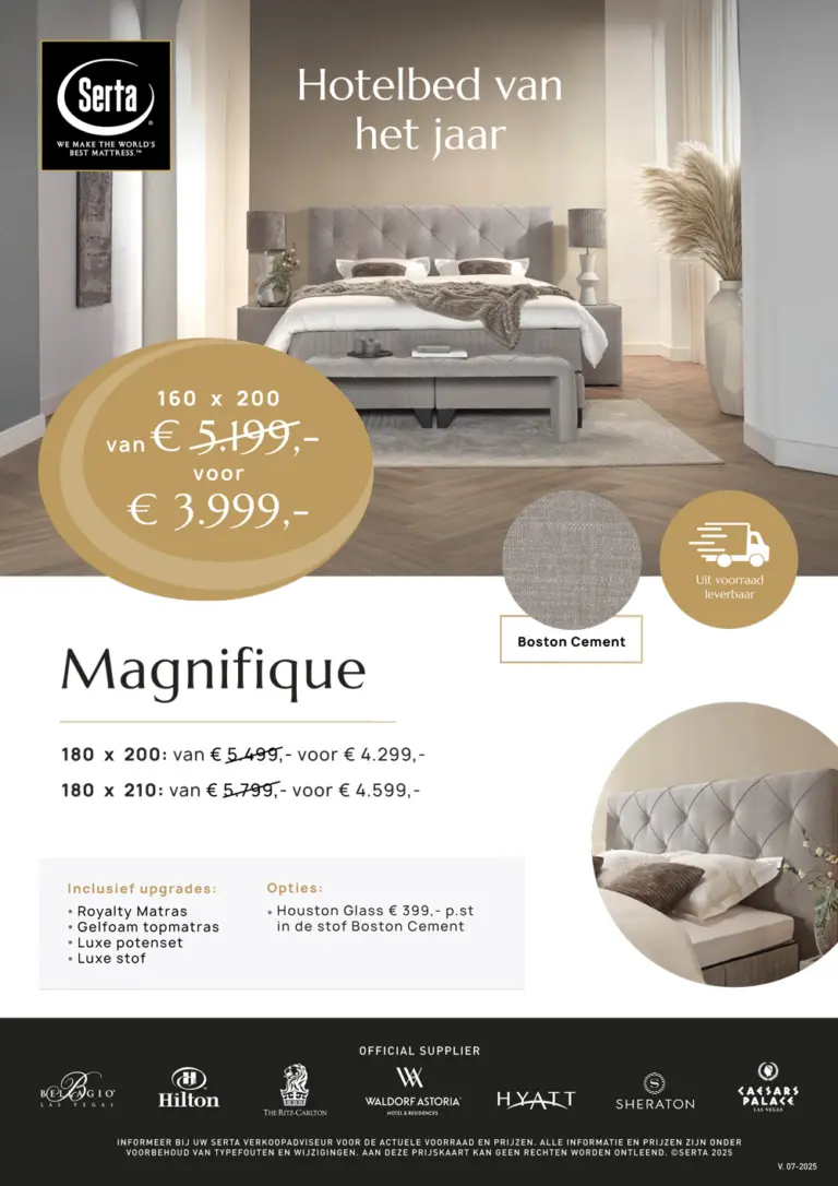 Magnifique hotelbed van het jaar web