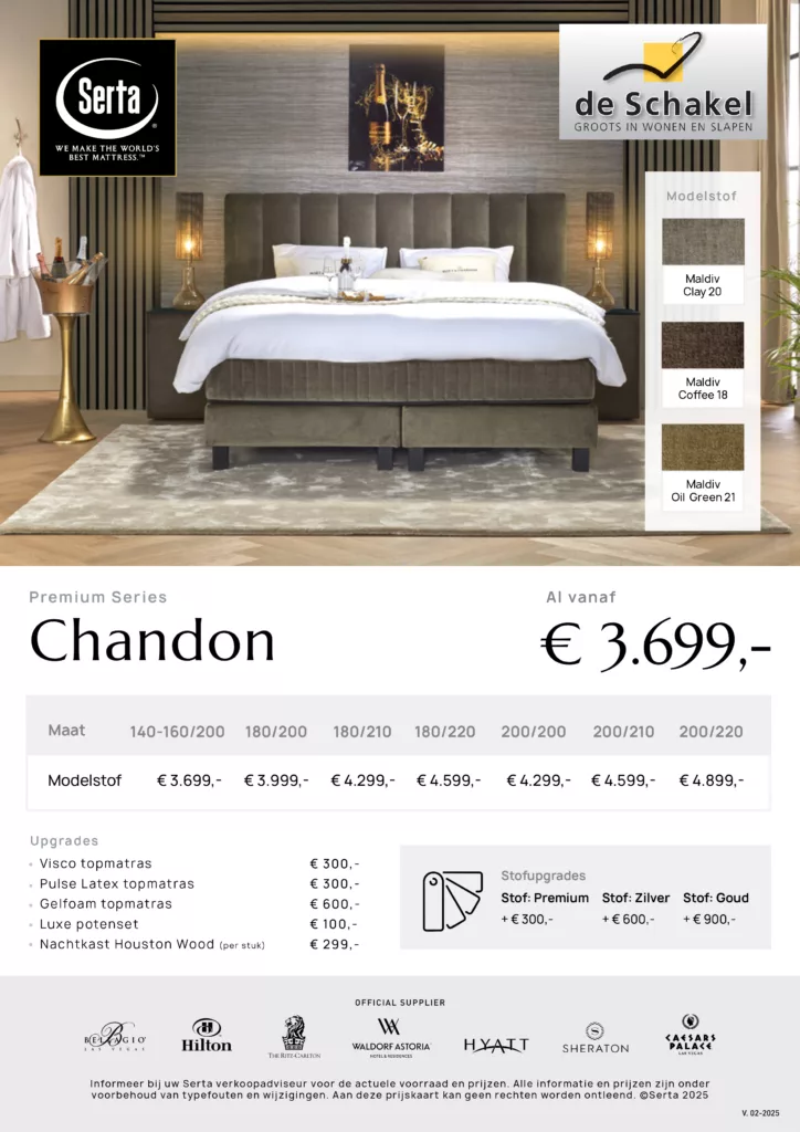Premium Series Prijskaarten V0225 Chandon