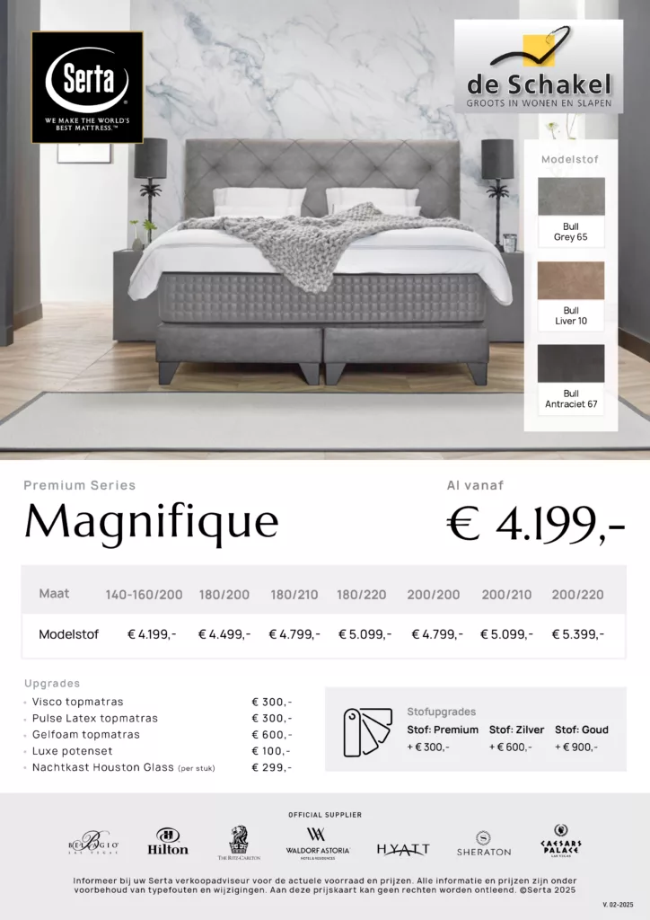 Premium Series Prijskaarten V0225 Magnifique